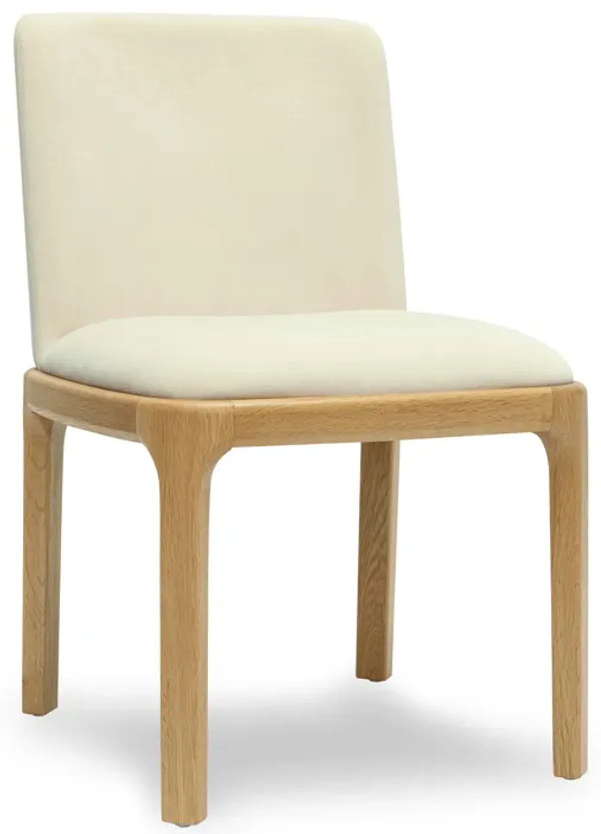 Rebecca Cream Performance Velvet Dining Chair