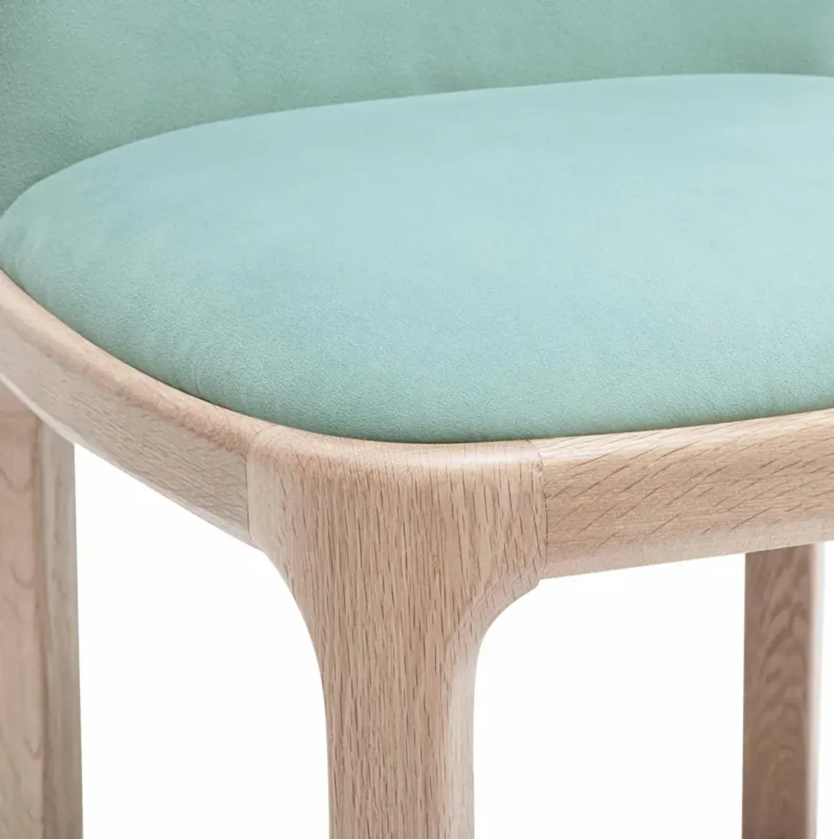 Rebecca Light Blue Performance Velvet Dining Chair