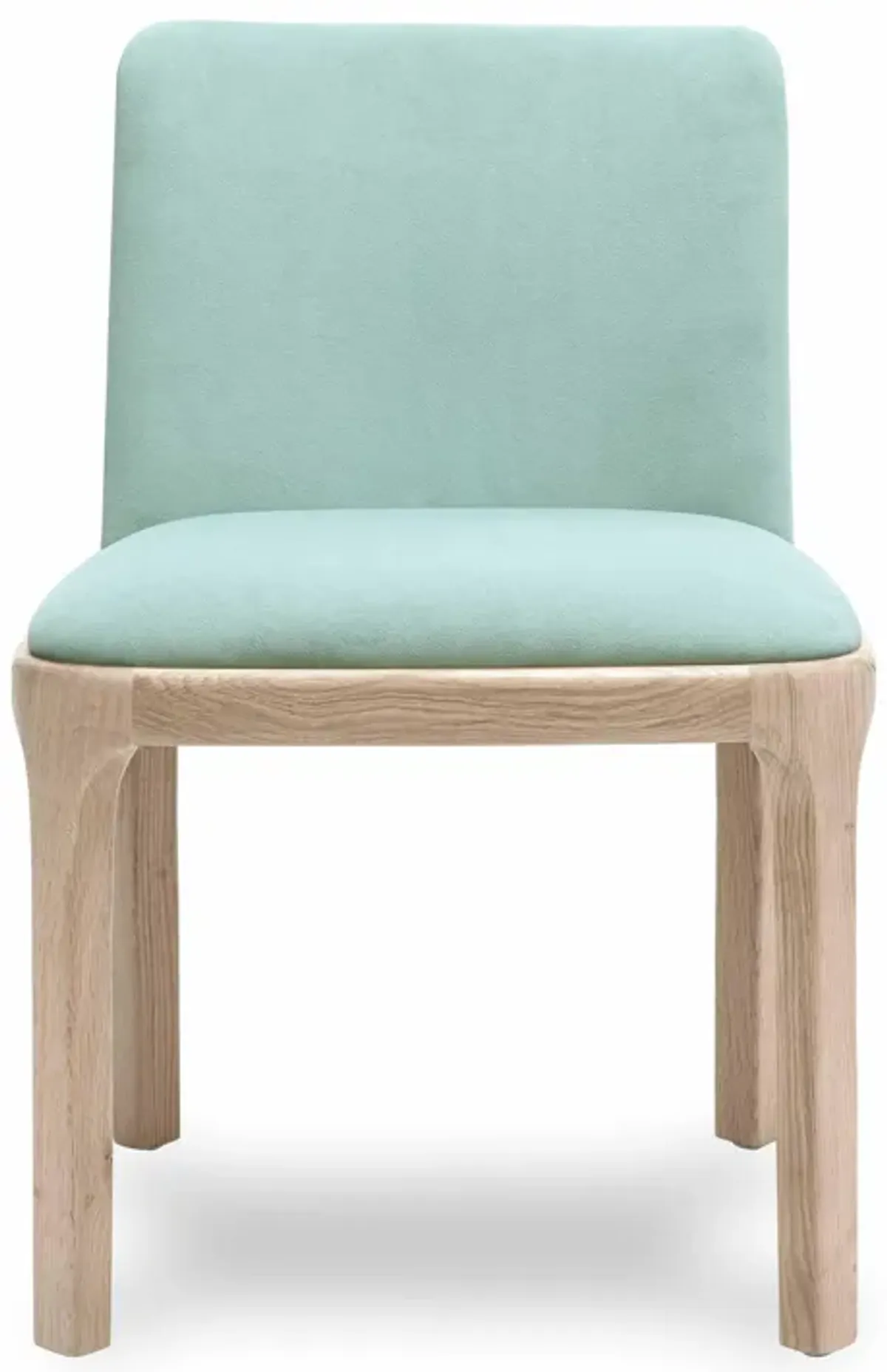 Rebecca Light Blue Performance Velvet Dining Chair