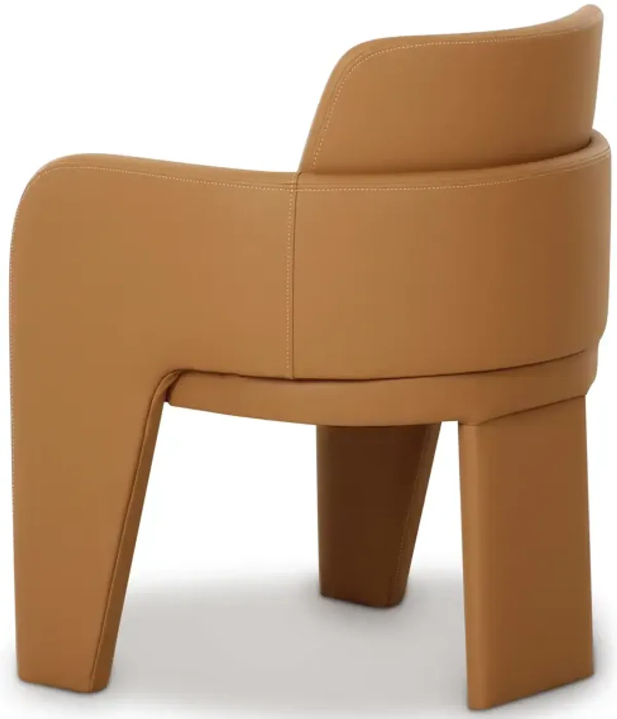 Leo Tan Performance Vegan Leather Dining Chair