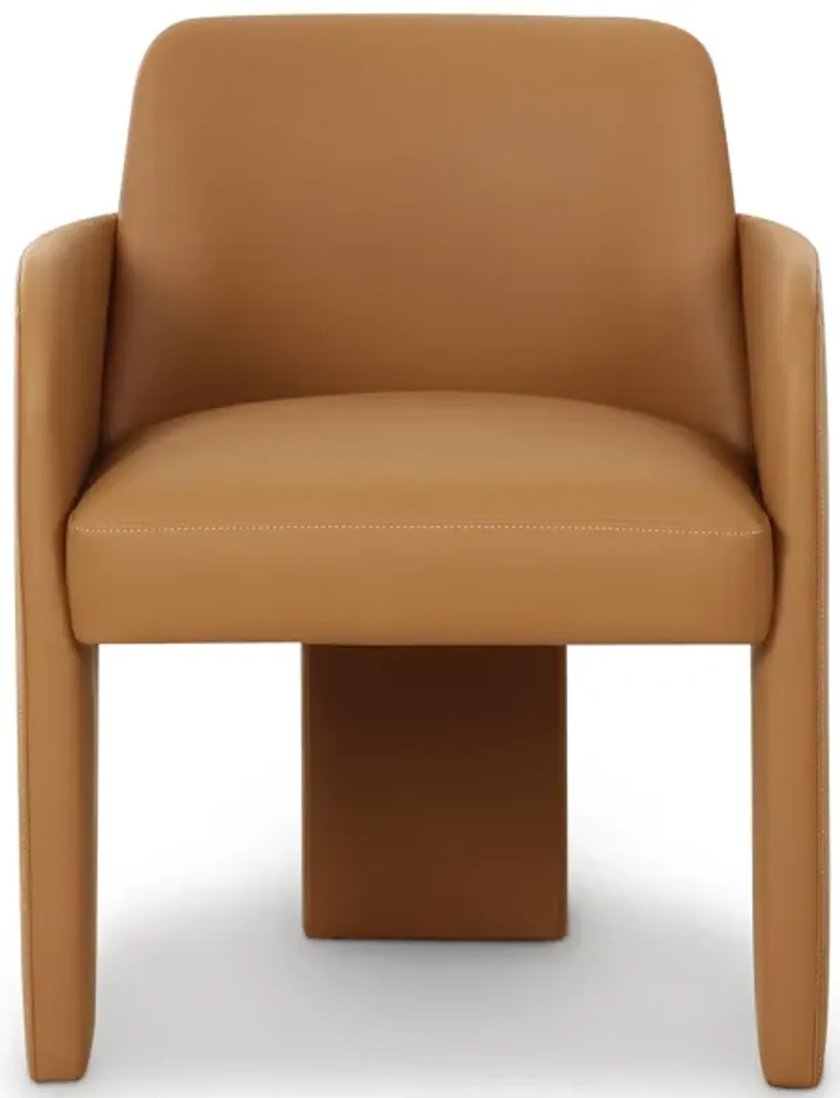 Leo Tan Performance Vegan Leather Dining Chair