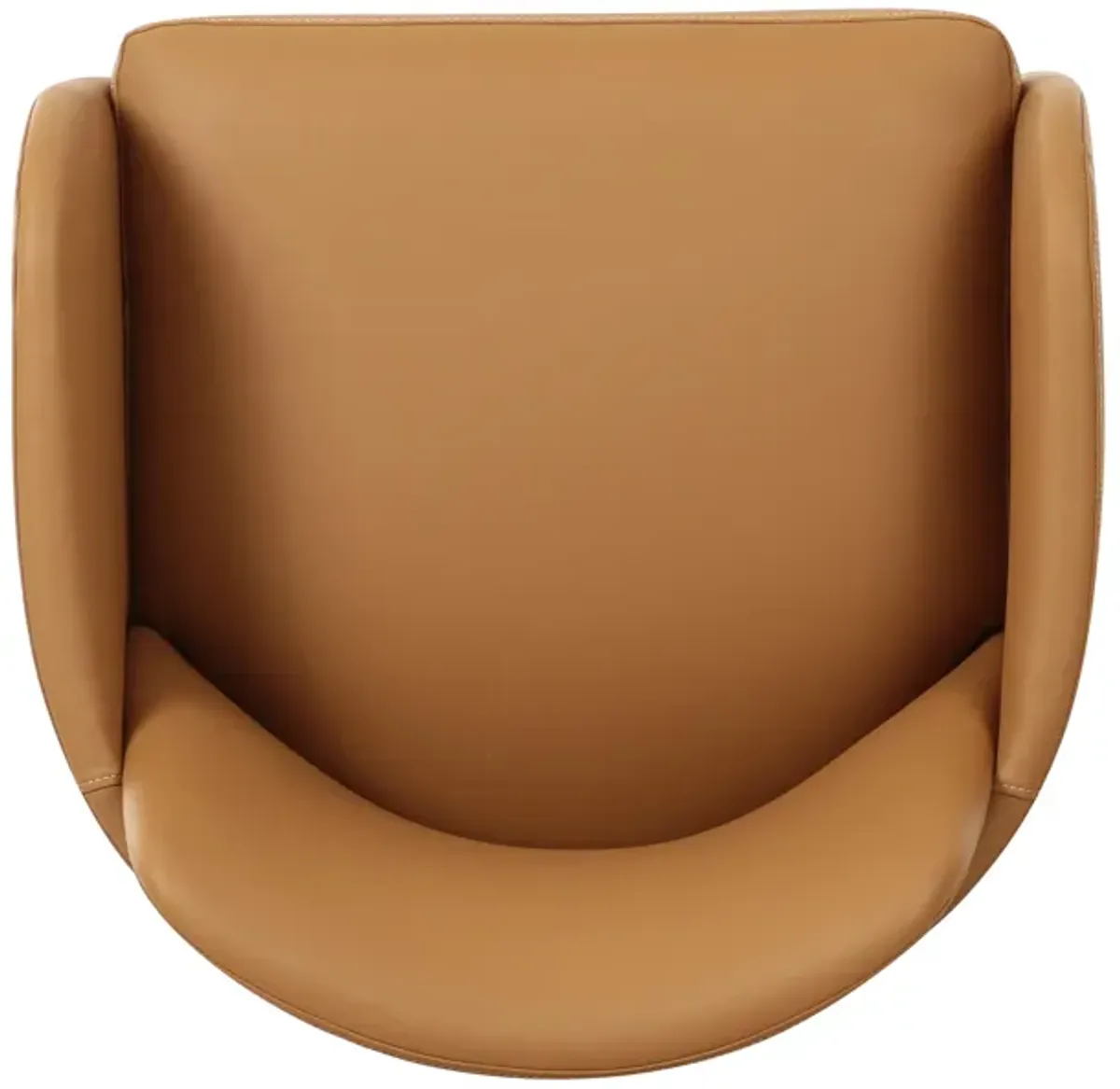 Leo Tan Performance Vegan Leather Dining Chair