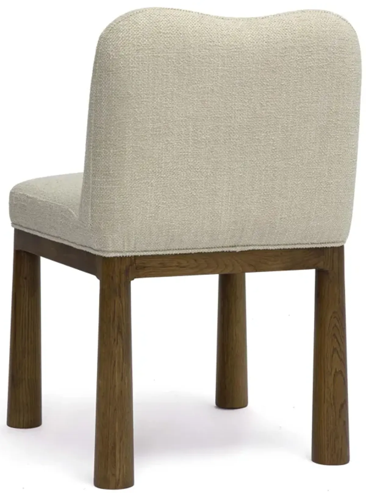 Tiara Cream Performance Basketweave Fabric Dining Chair