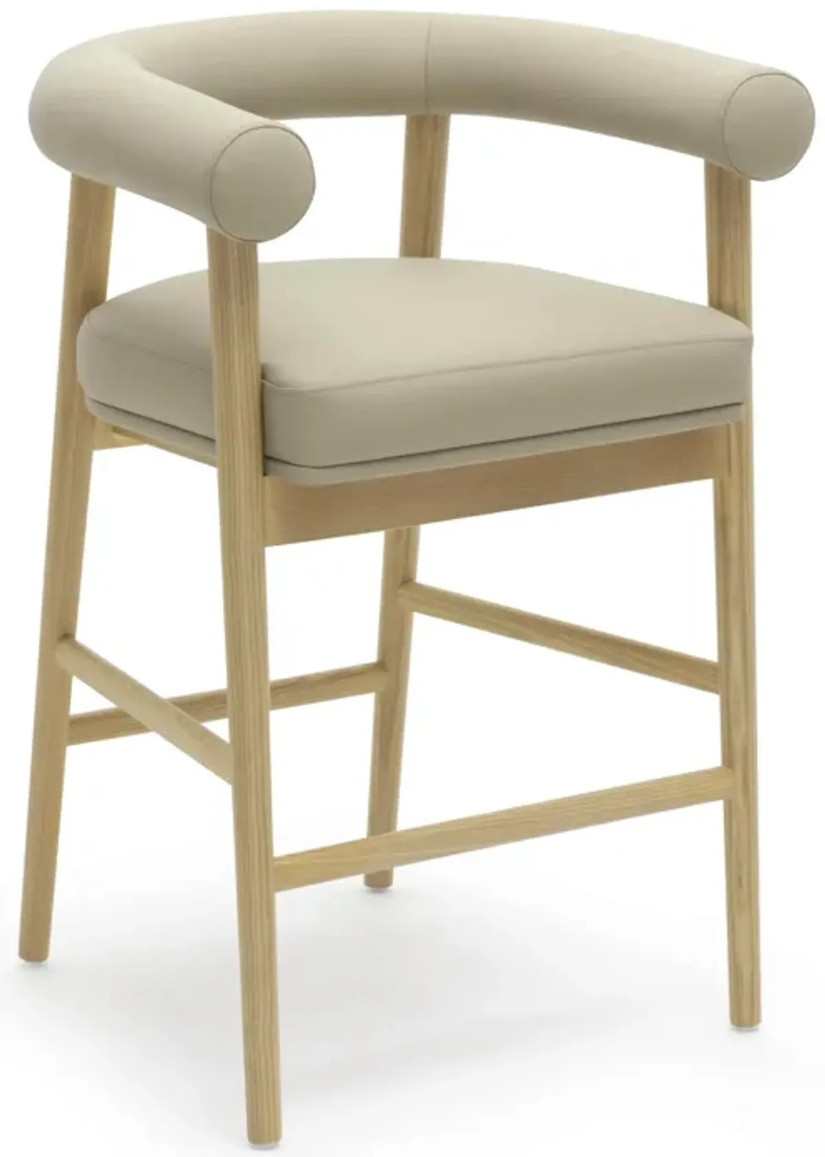 Spara Taupe Performance Vegan Leather Counter Stool