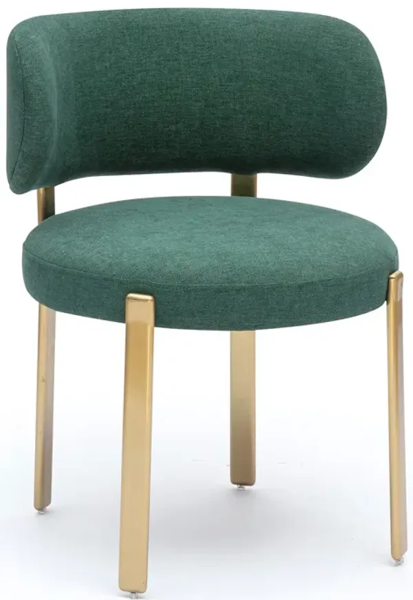 Margaret Green Performance Chenille Dining Chair
