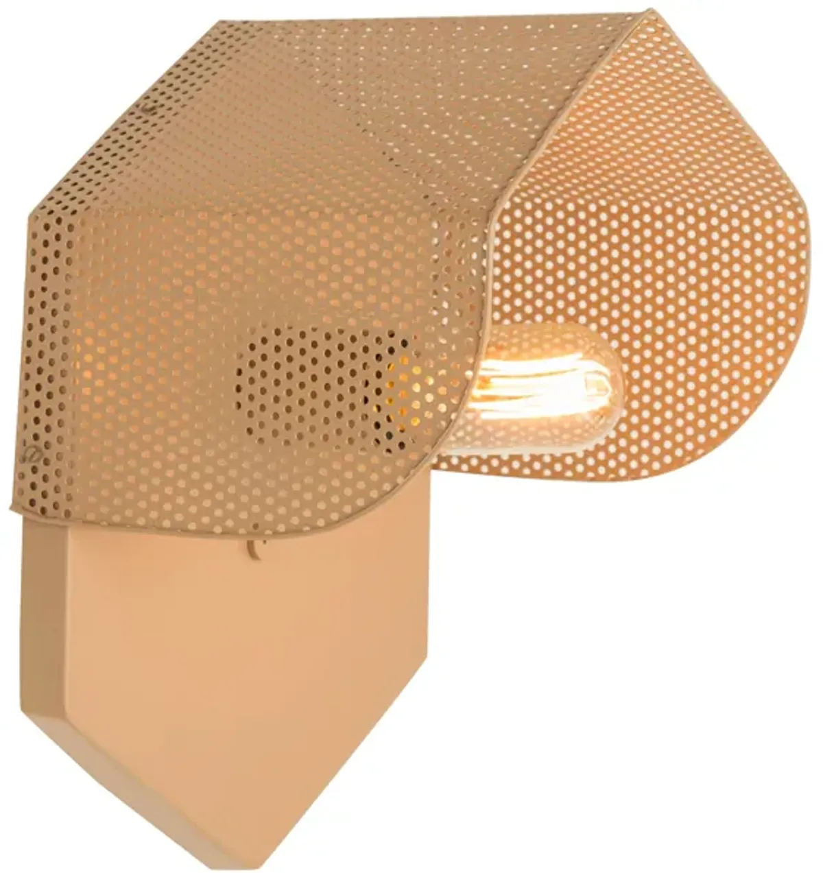 Mokhtar Tan Hexagon Wall Sconce