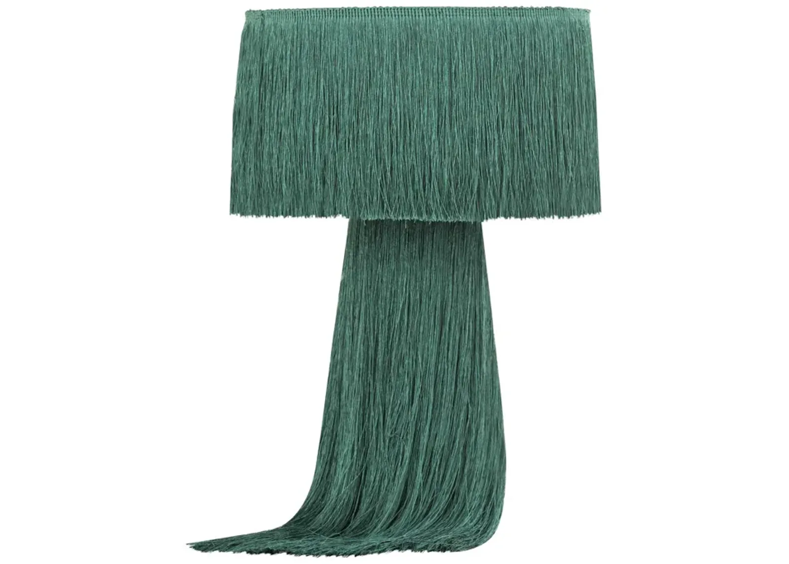 Atolla Emerald Tassel Table Lamp