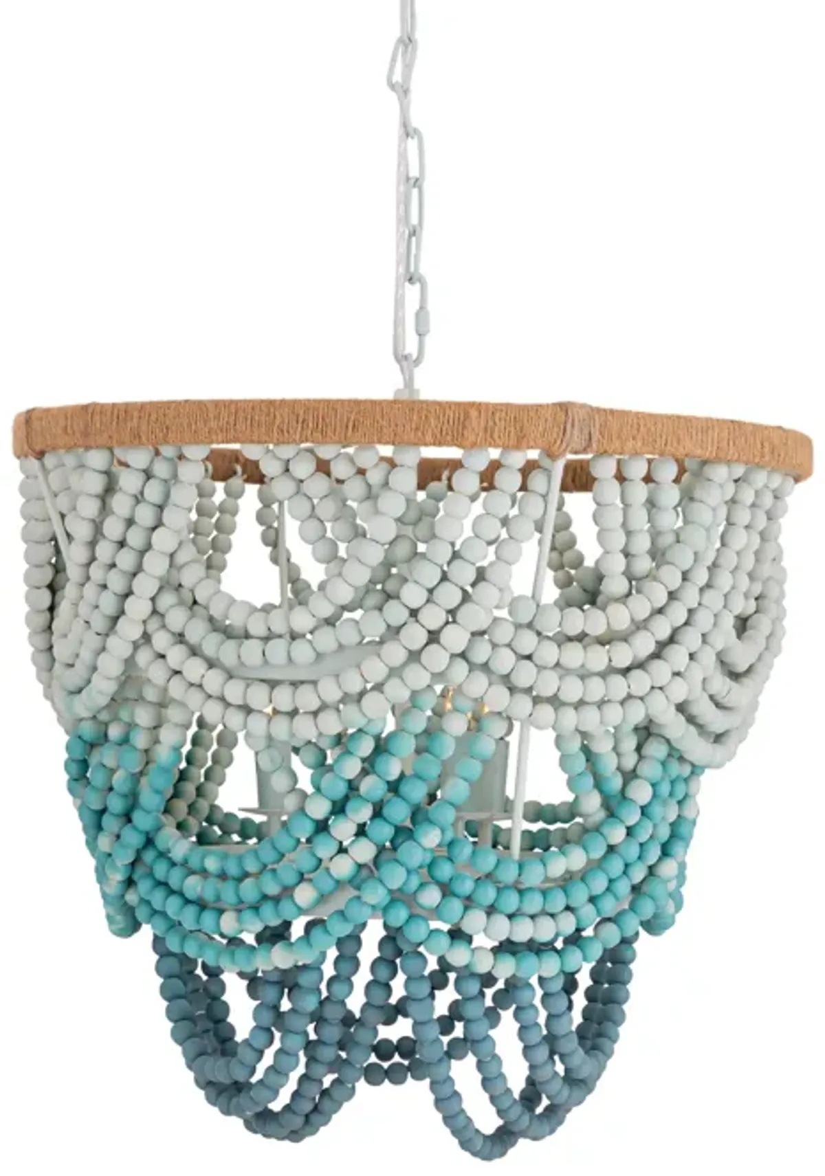 Jade Beaded Chandelier