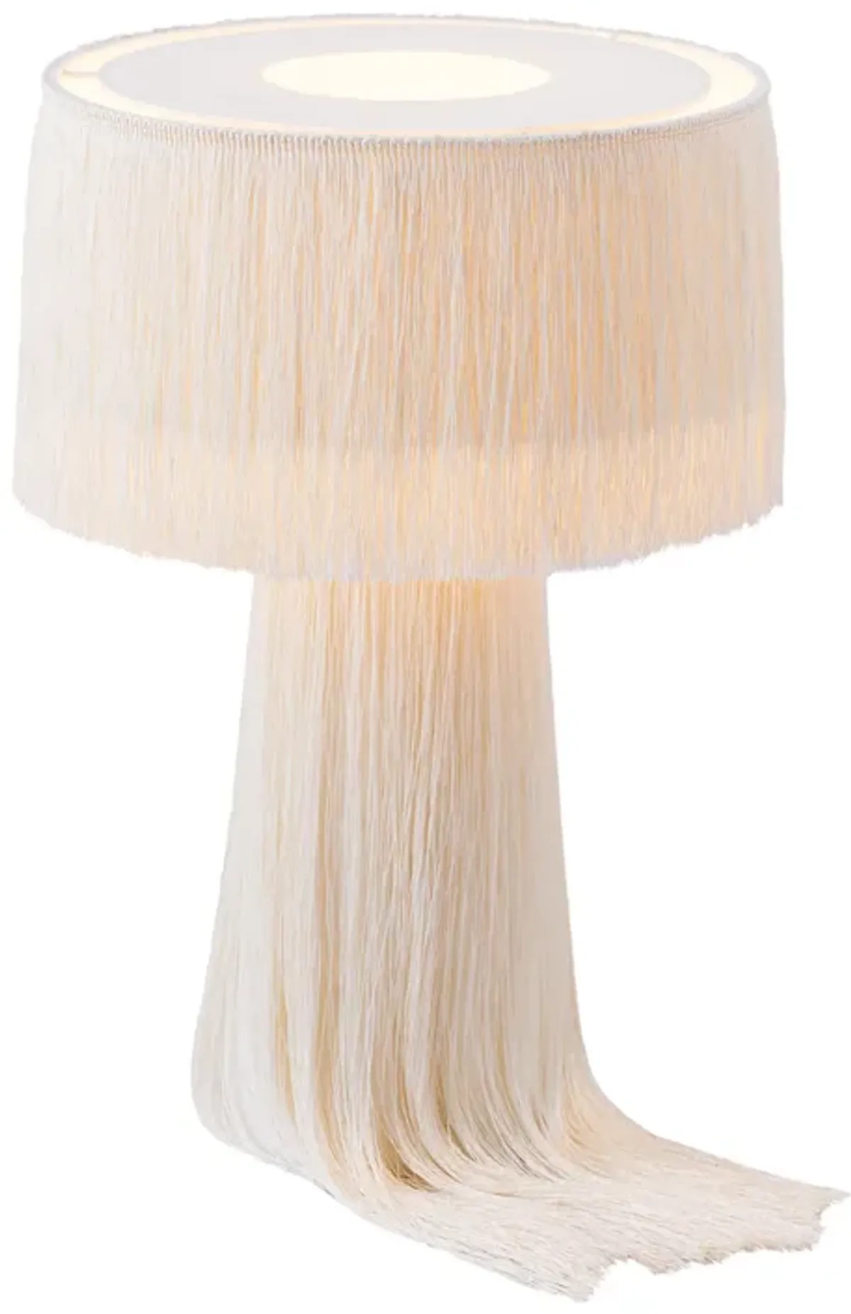 Atolla Cream Tassel Table Lamp