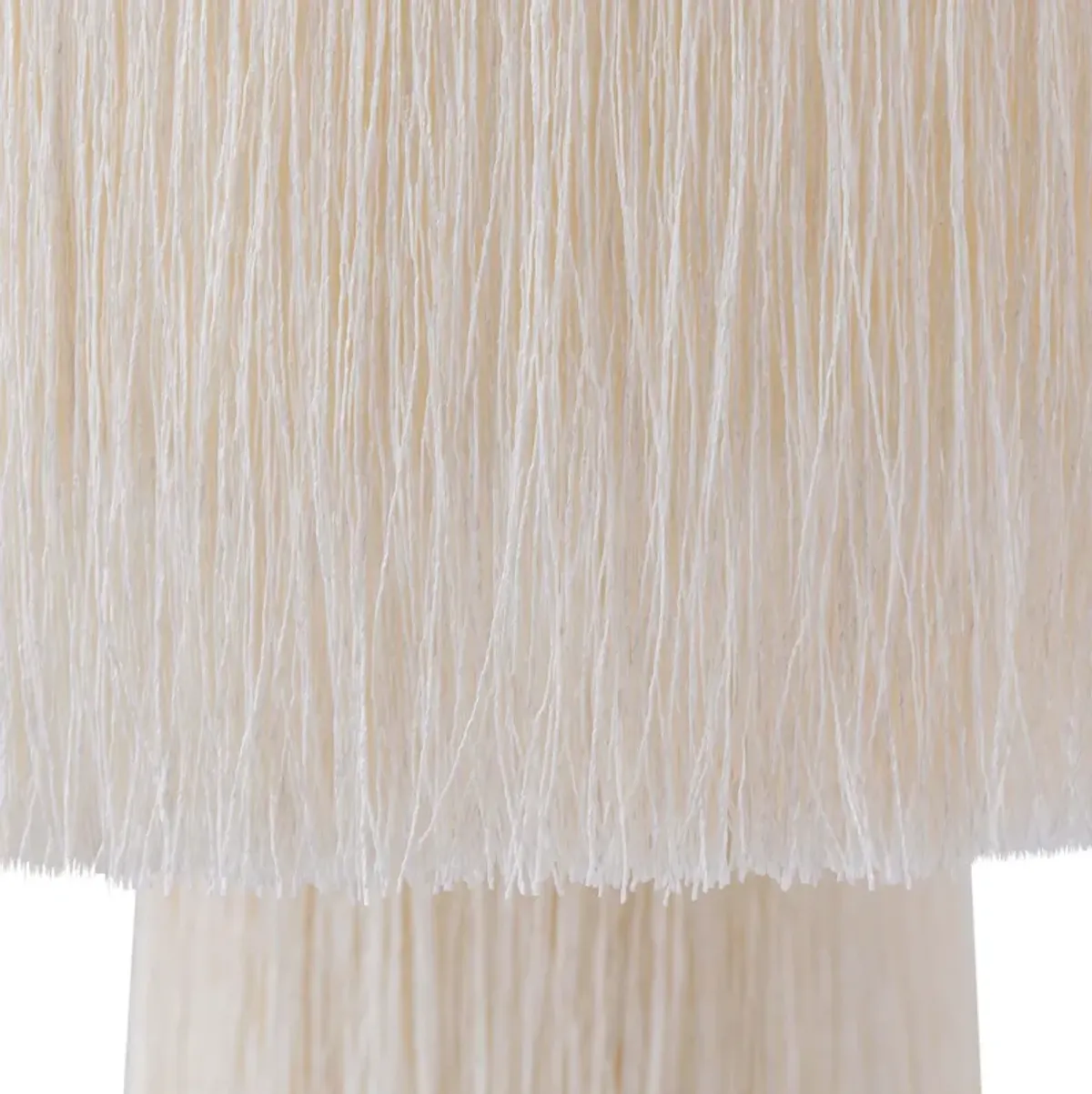 Atolla Cream Tassel Table Lamp