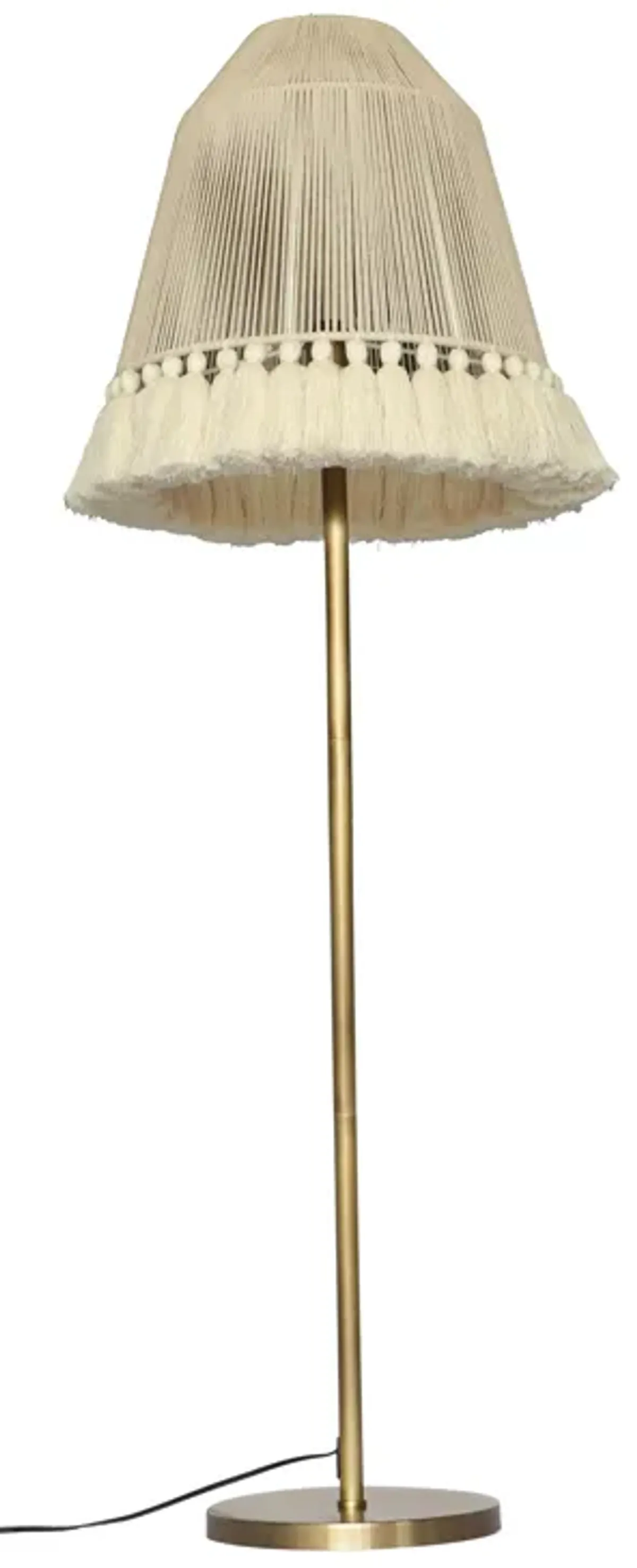 June White Tall Floor Lamp