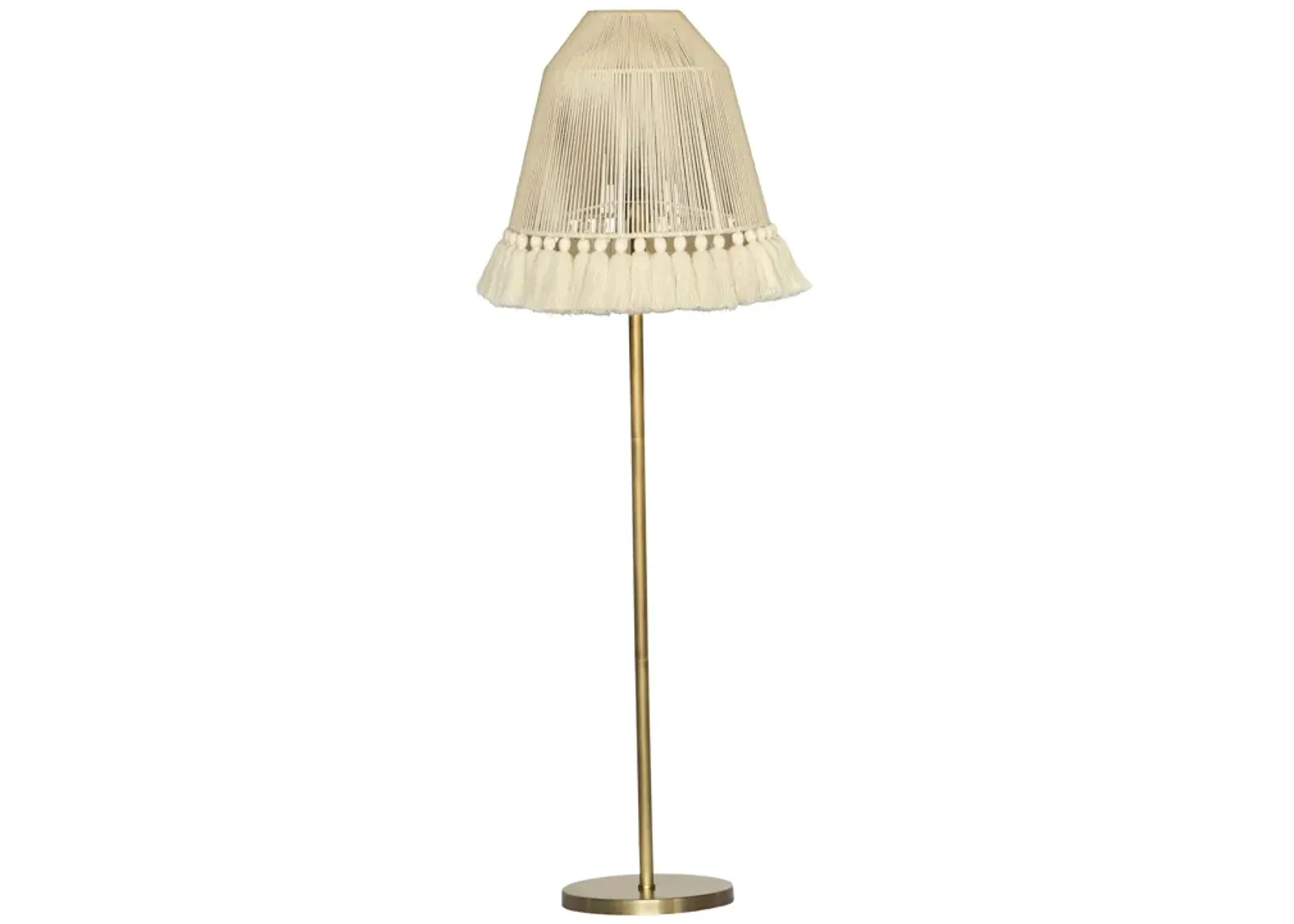 June White Tall Floor Lamp