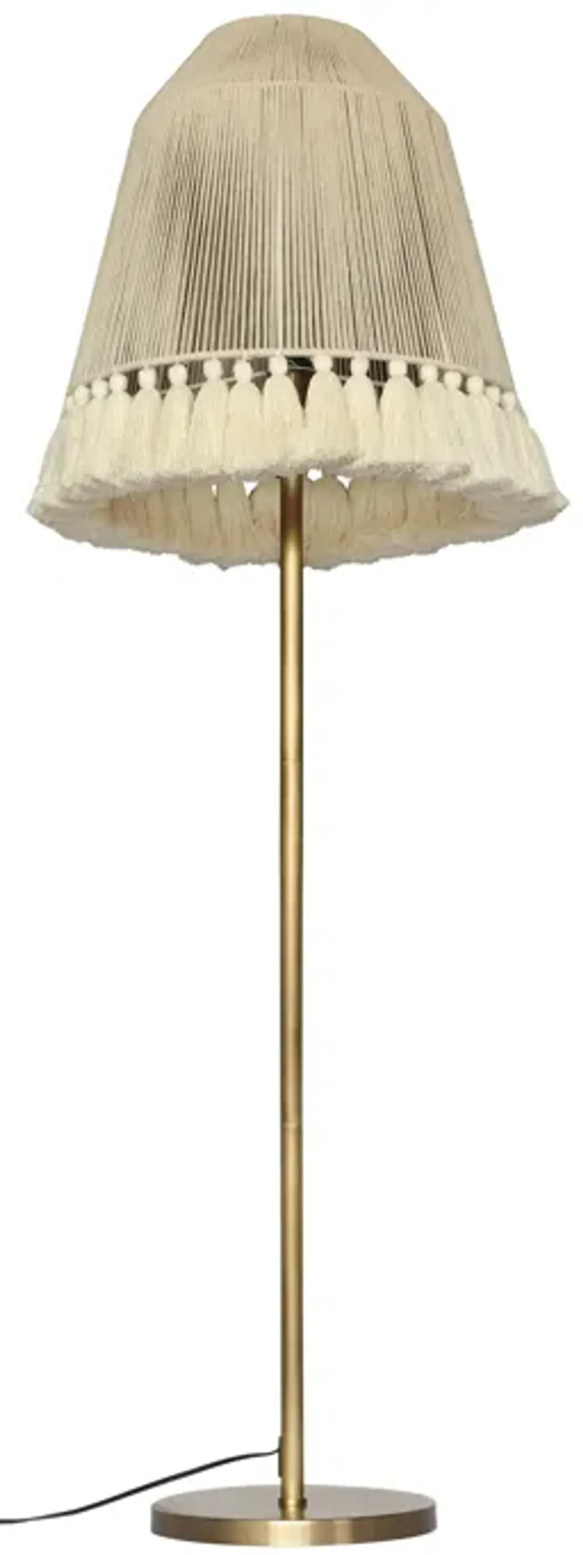 June White Medium Floor Lamp