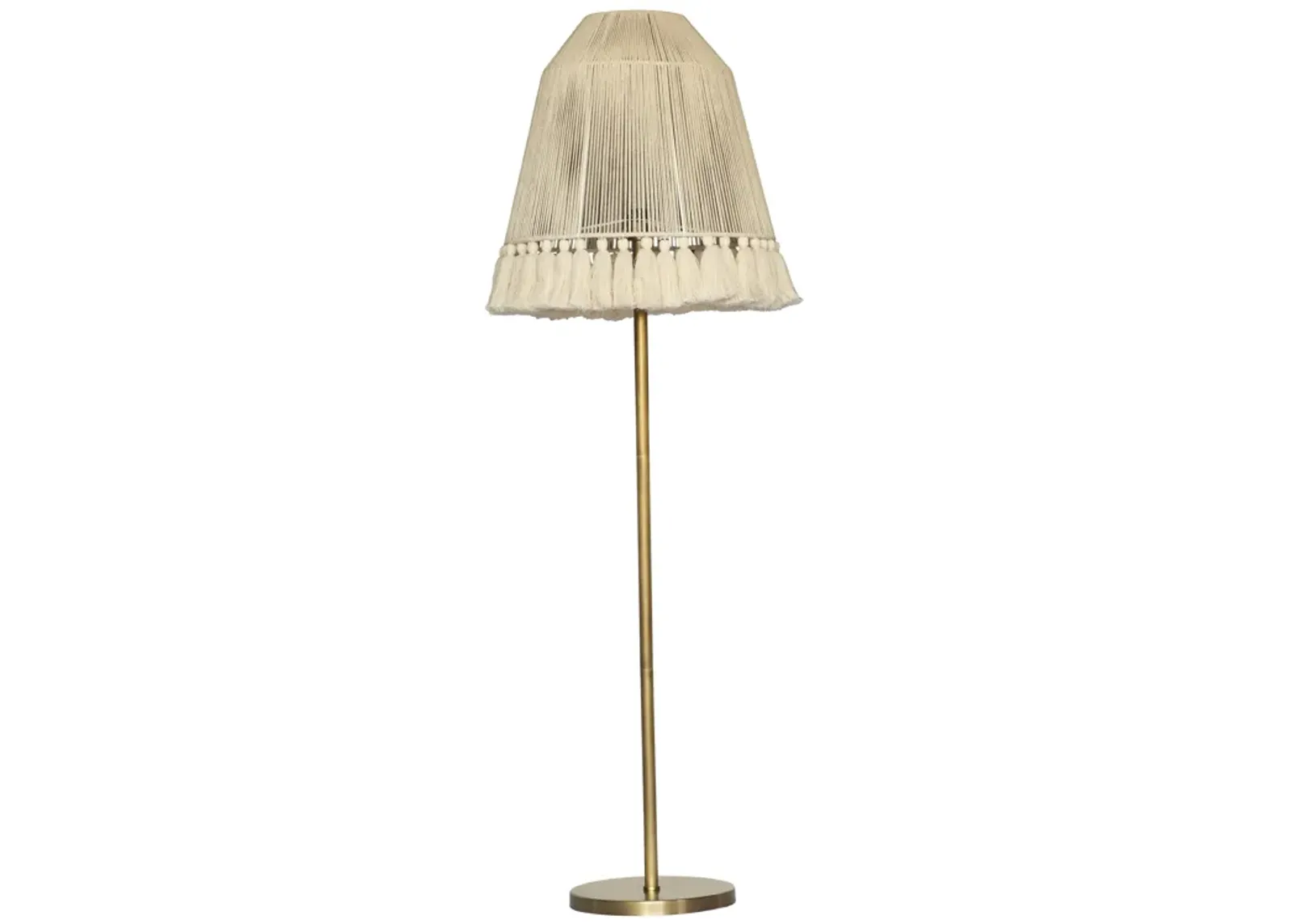 June White Medium Floor Lamp