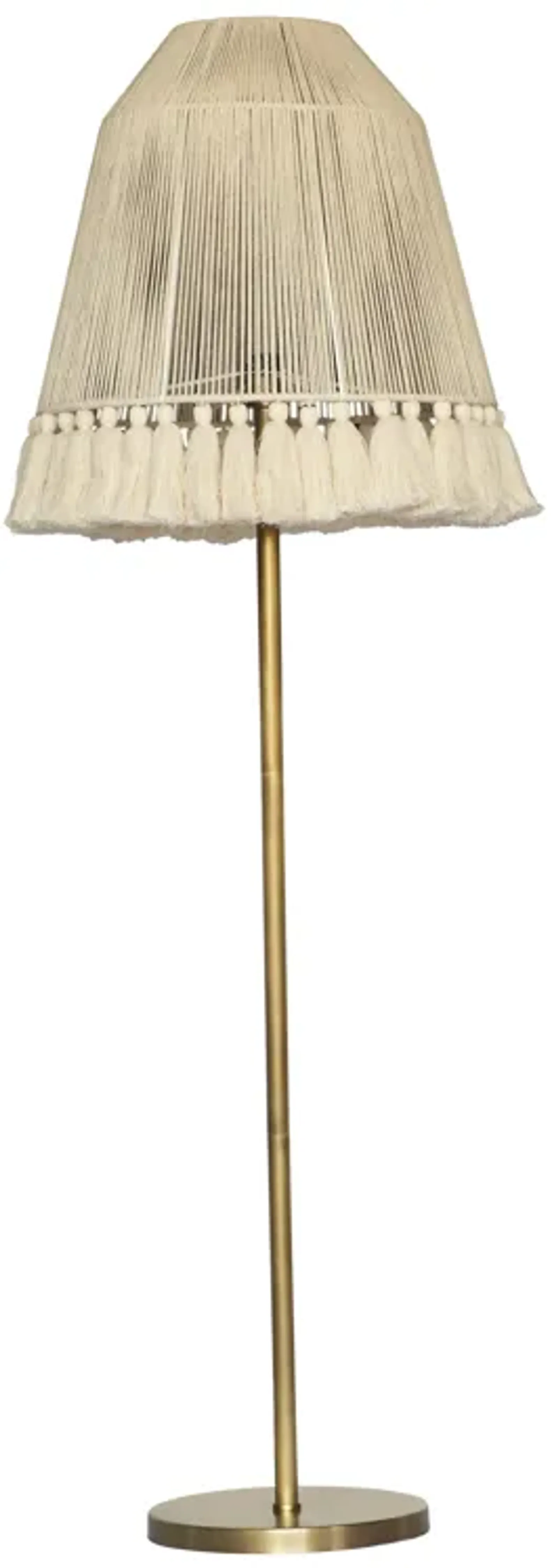 June White Medium Floor Lamp