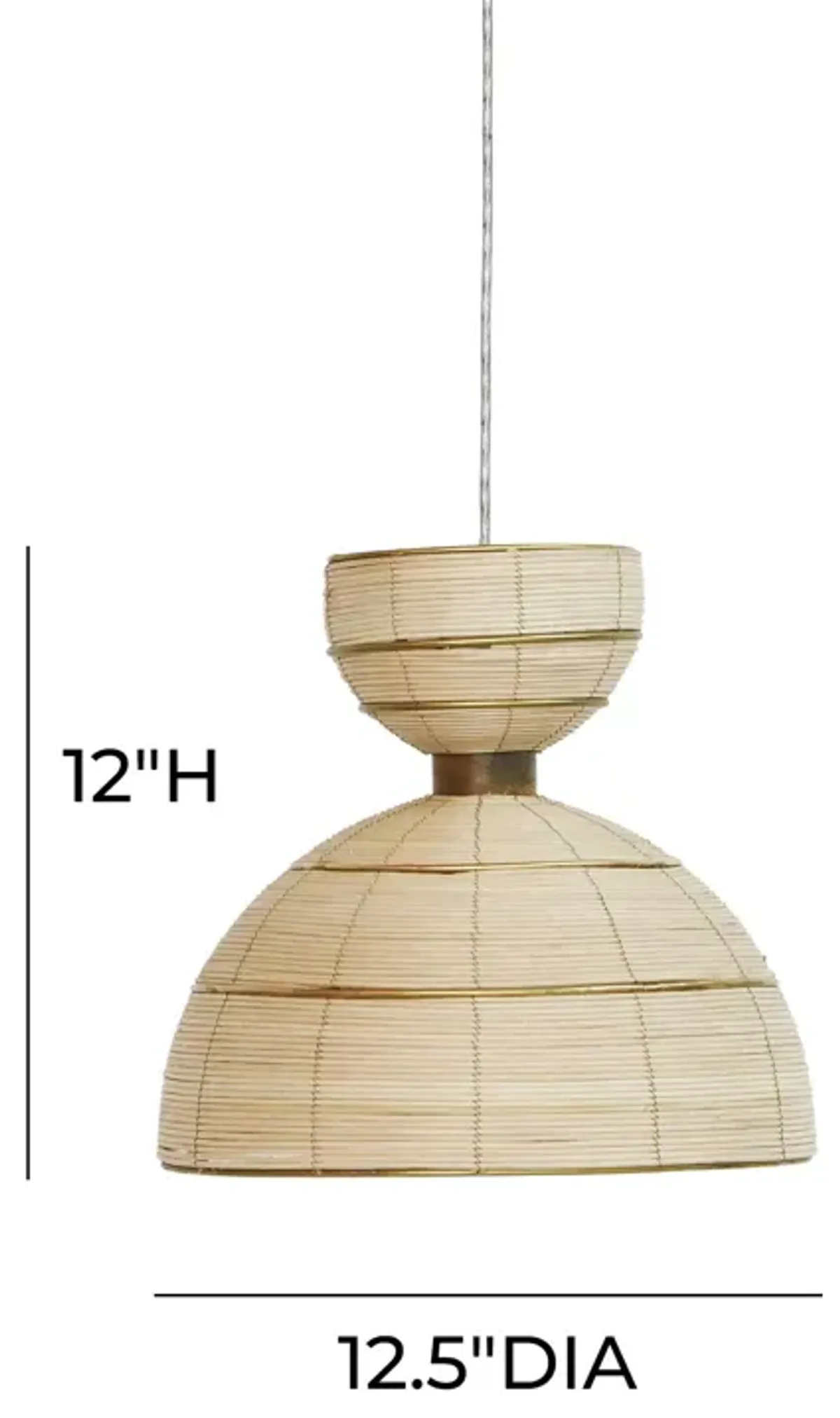 Lydia Rattan Pendant Lamp