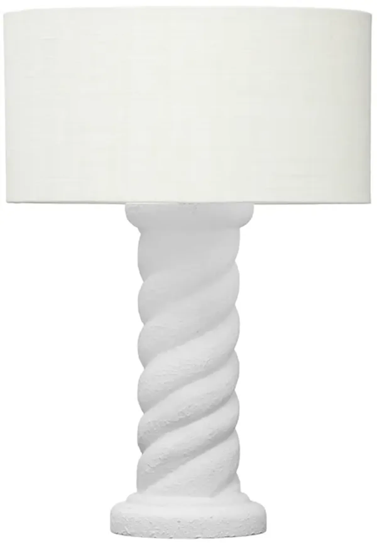 Rapunzel White and Cream Table Lamp