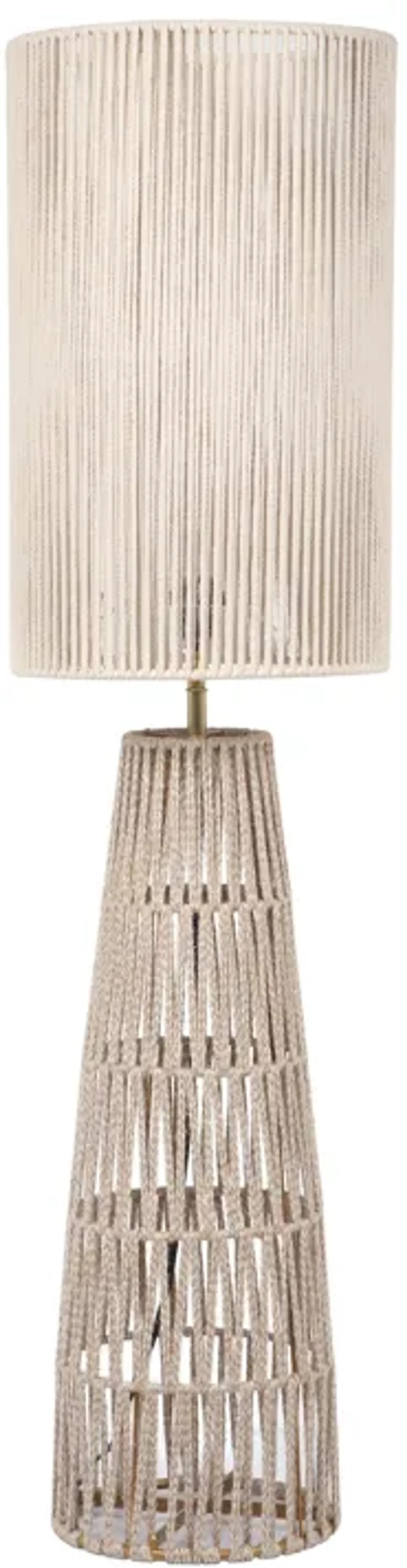 Beam Cream Natural Jute Floor Lamp