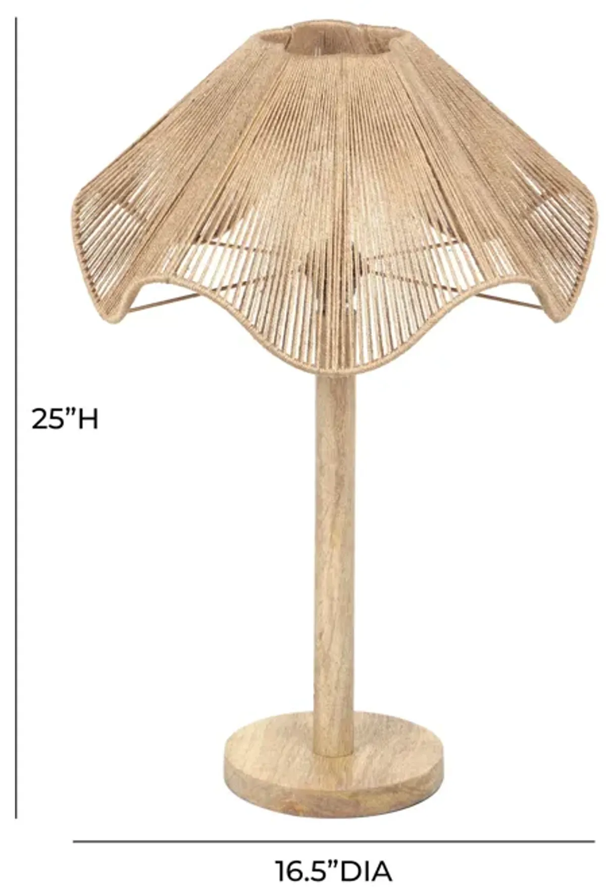 Jula Natural Jute Table Lamp