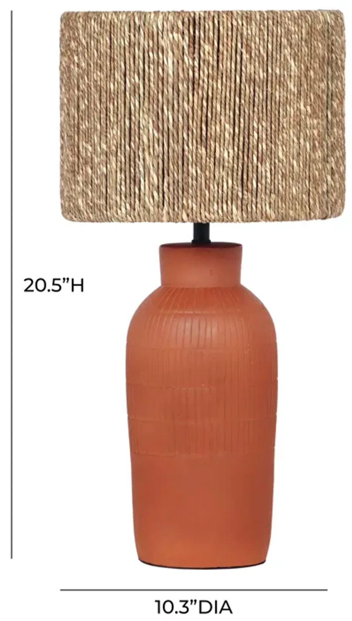 Atrani Natural Terracotta Table Lamp