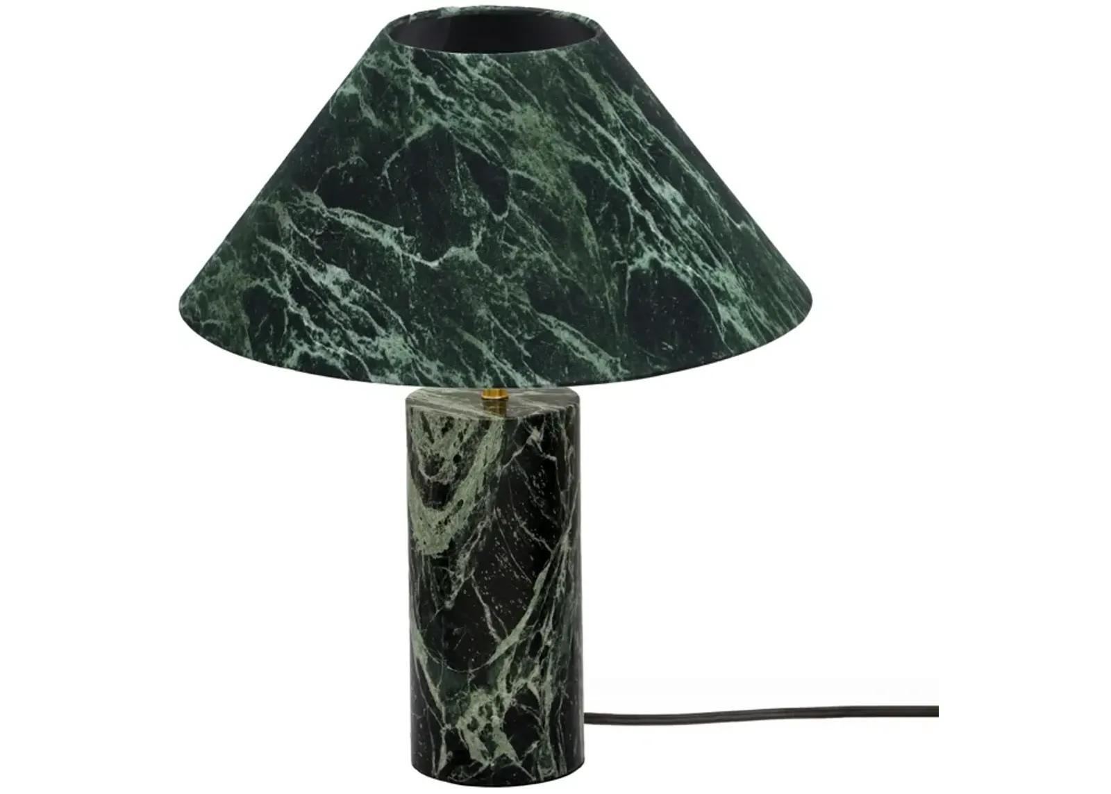 Mable Spider Green Marble Table Lamp