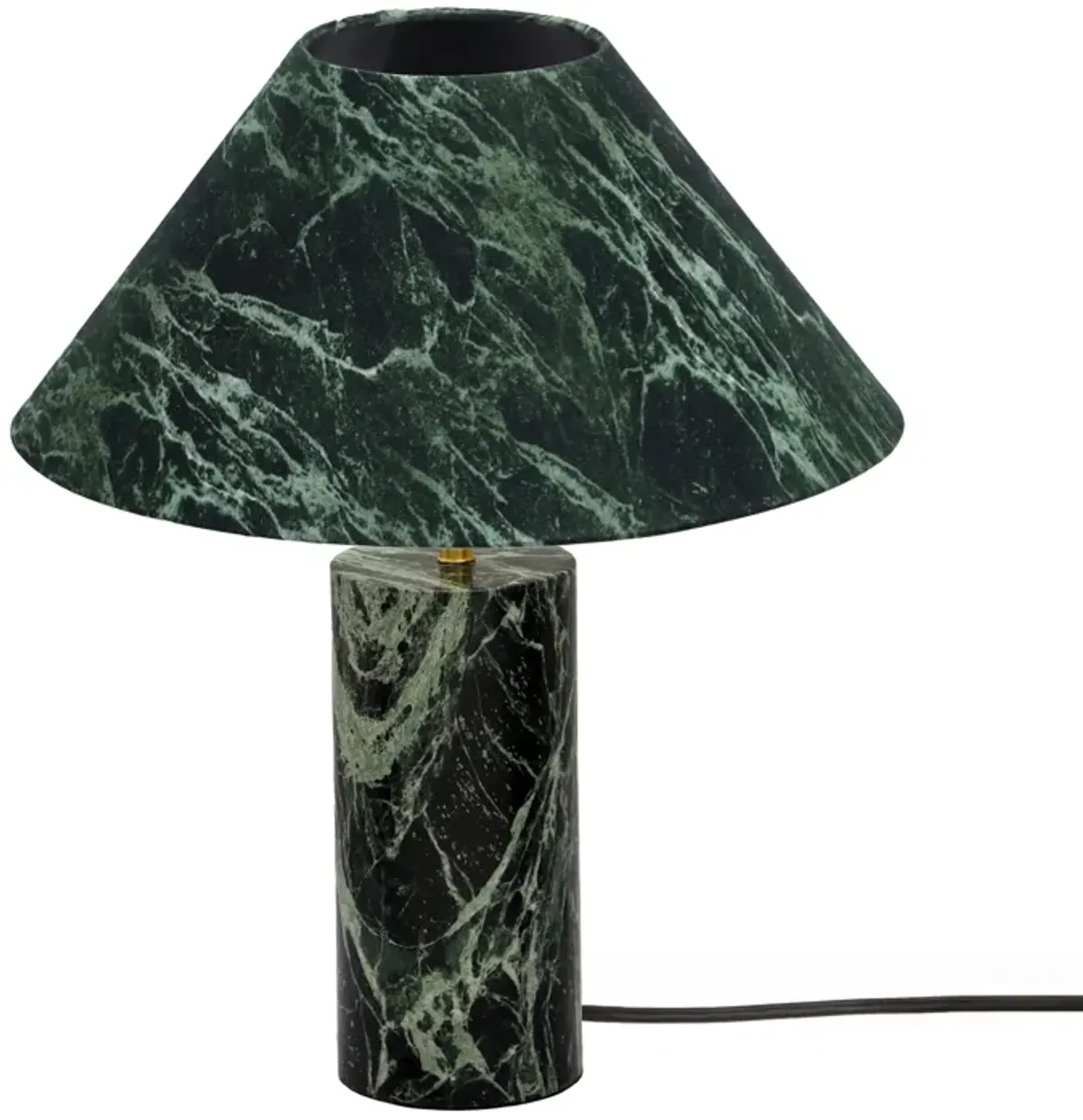 Mable Spider Green Marble Table Lamp