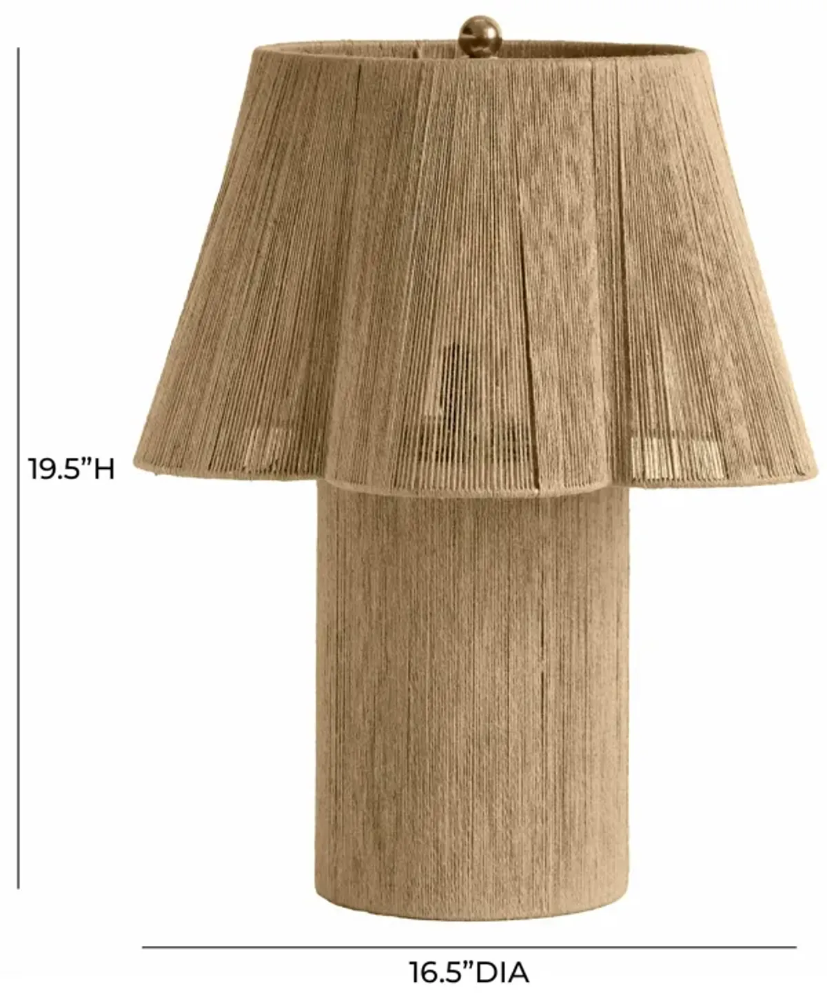 Corrine Natural Jute Table Lamp