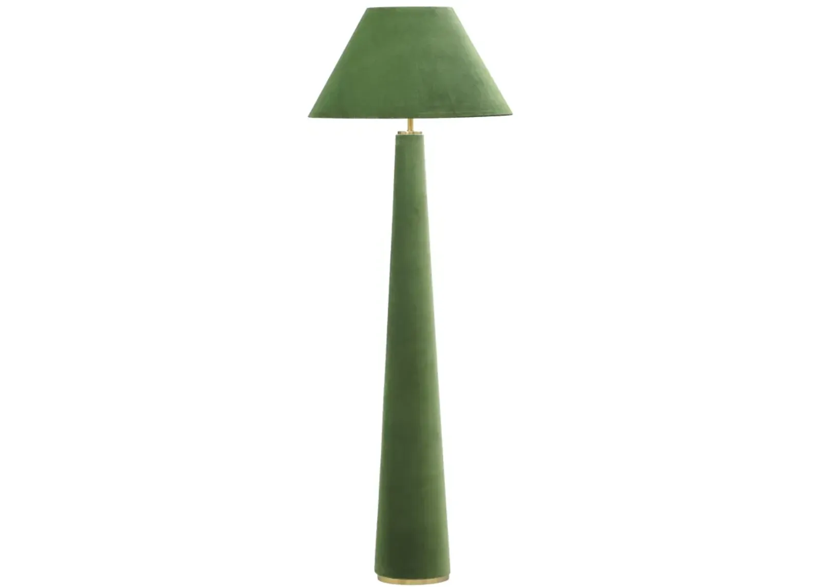 Graham Moss Green Velvet Floor Lamp