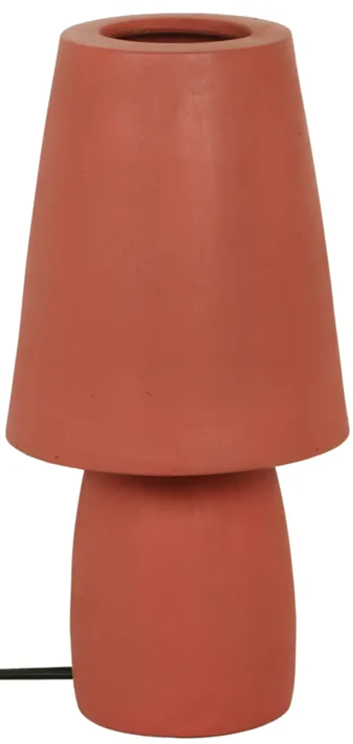 Porcini Red Terracotta Table Lamp