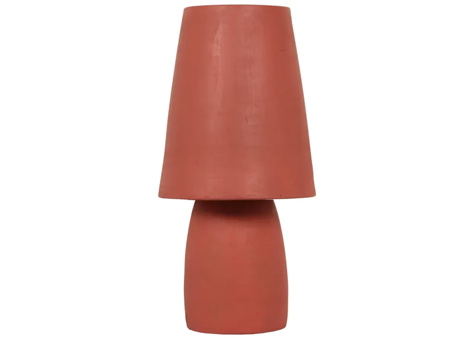 Porcini Red Terracotta Table Lamp