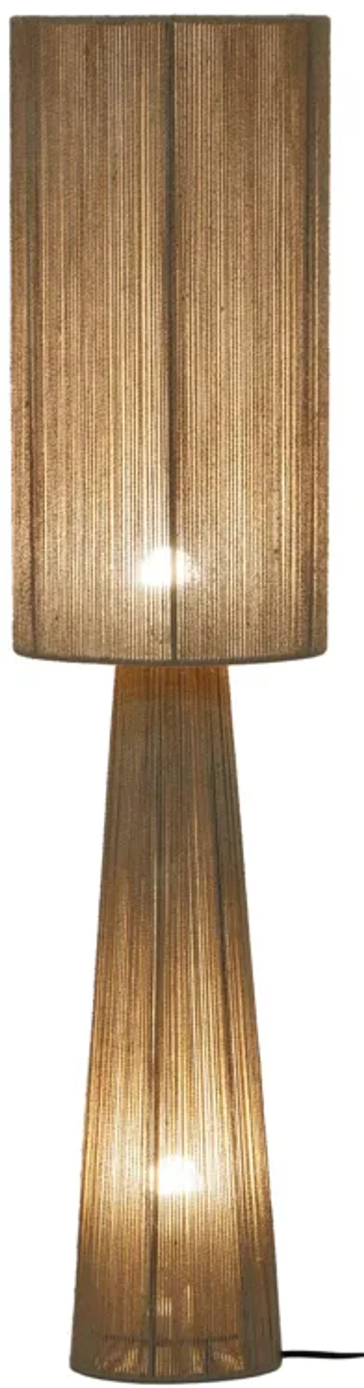 Marza Natural Jute 2-Bulb Floor Lamp