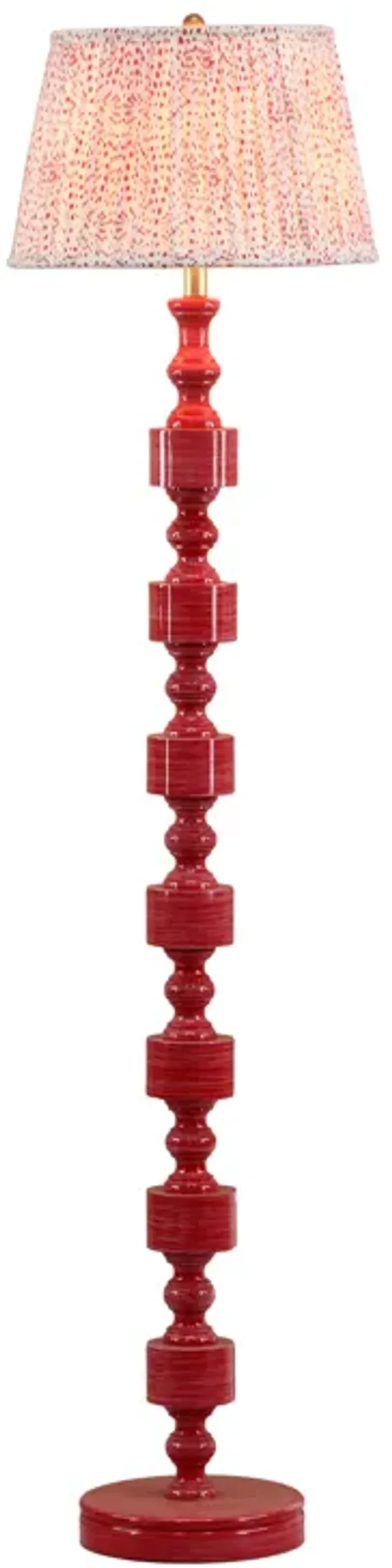 Peggy Pink Spotted Floor Lamp