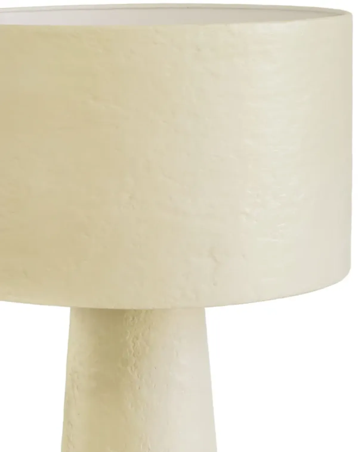 Yala Cream Papier Mache Floor Lamp