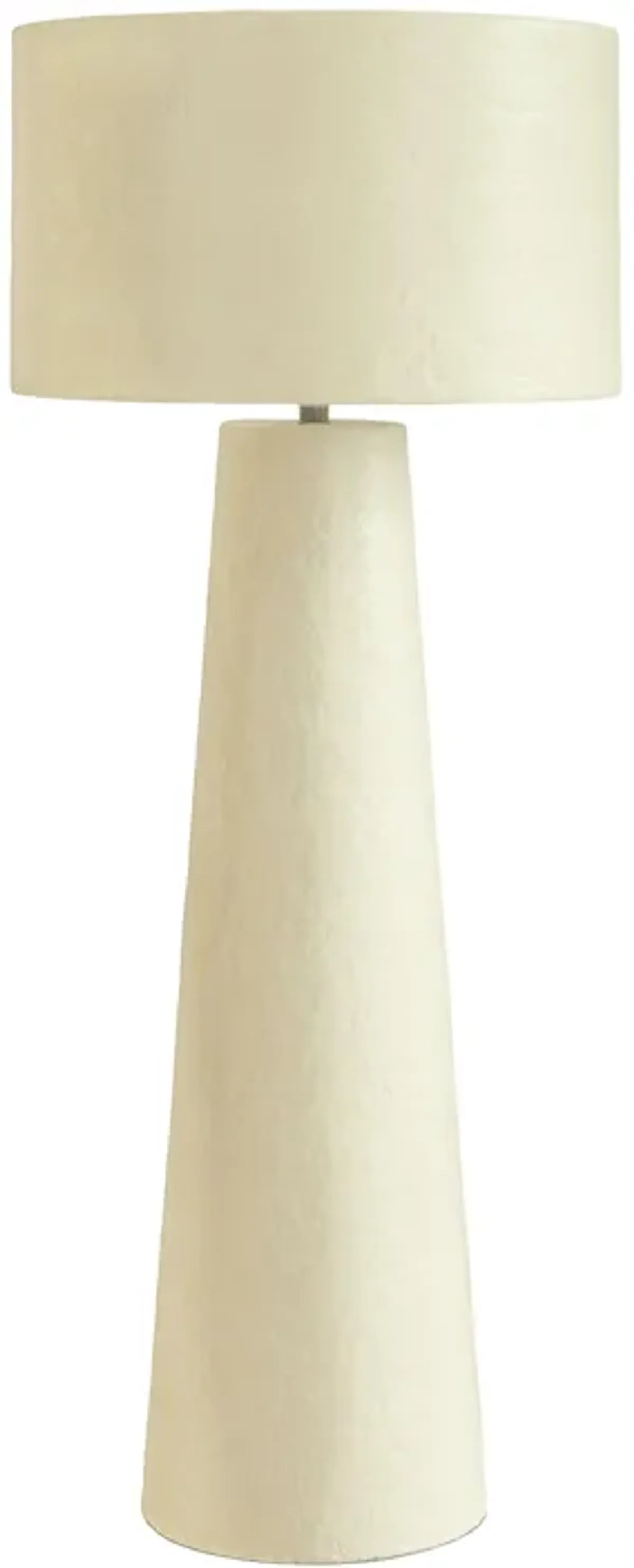 Yala Cream Papier Mache Floor Lamp