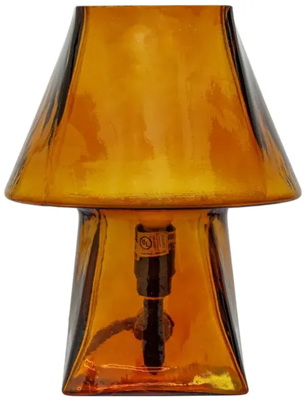 Luca Amber Glass Mini Lamp