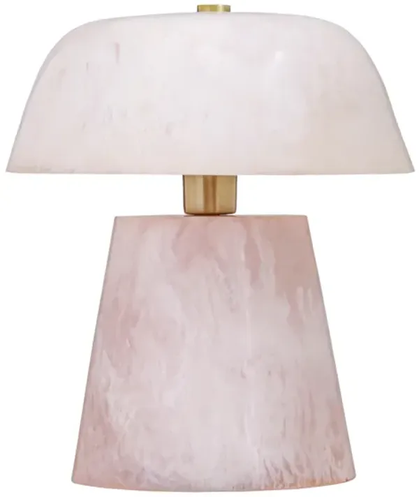 Pouty Pink Resin Table Lamp
