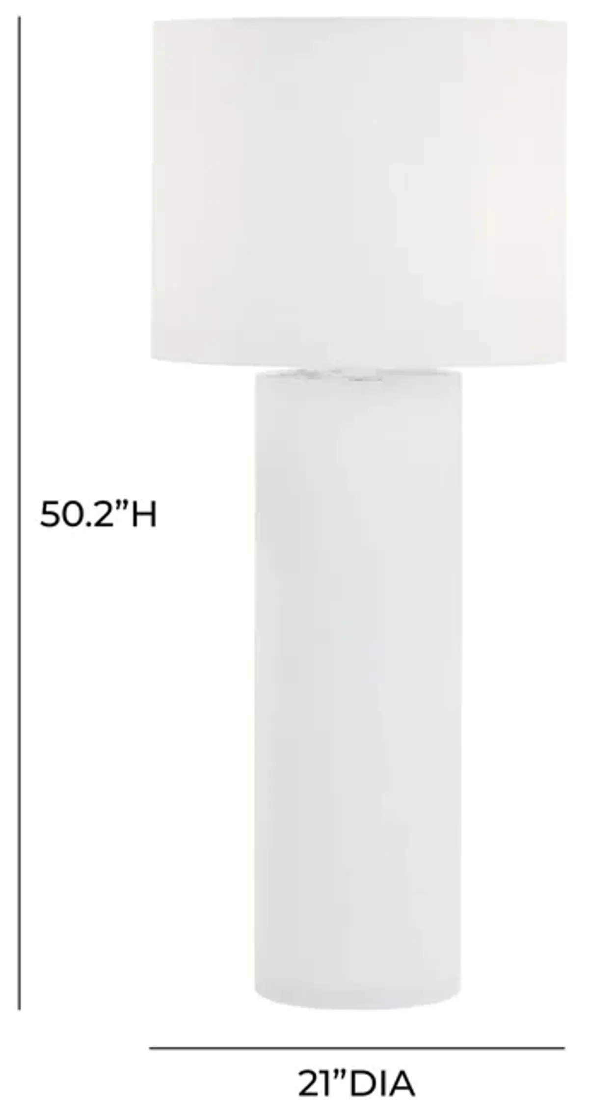 Cleopatra Cream Linen Floor Lamp