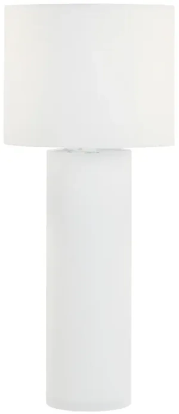 Cleopatra Cream Linen Floor Lamp