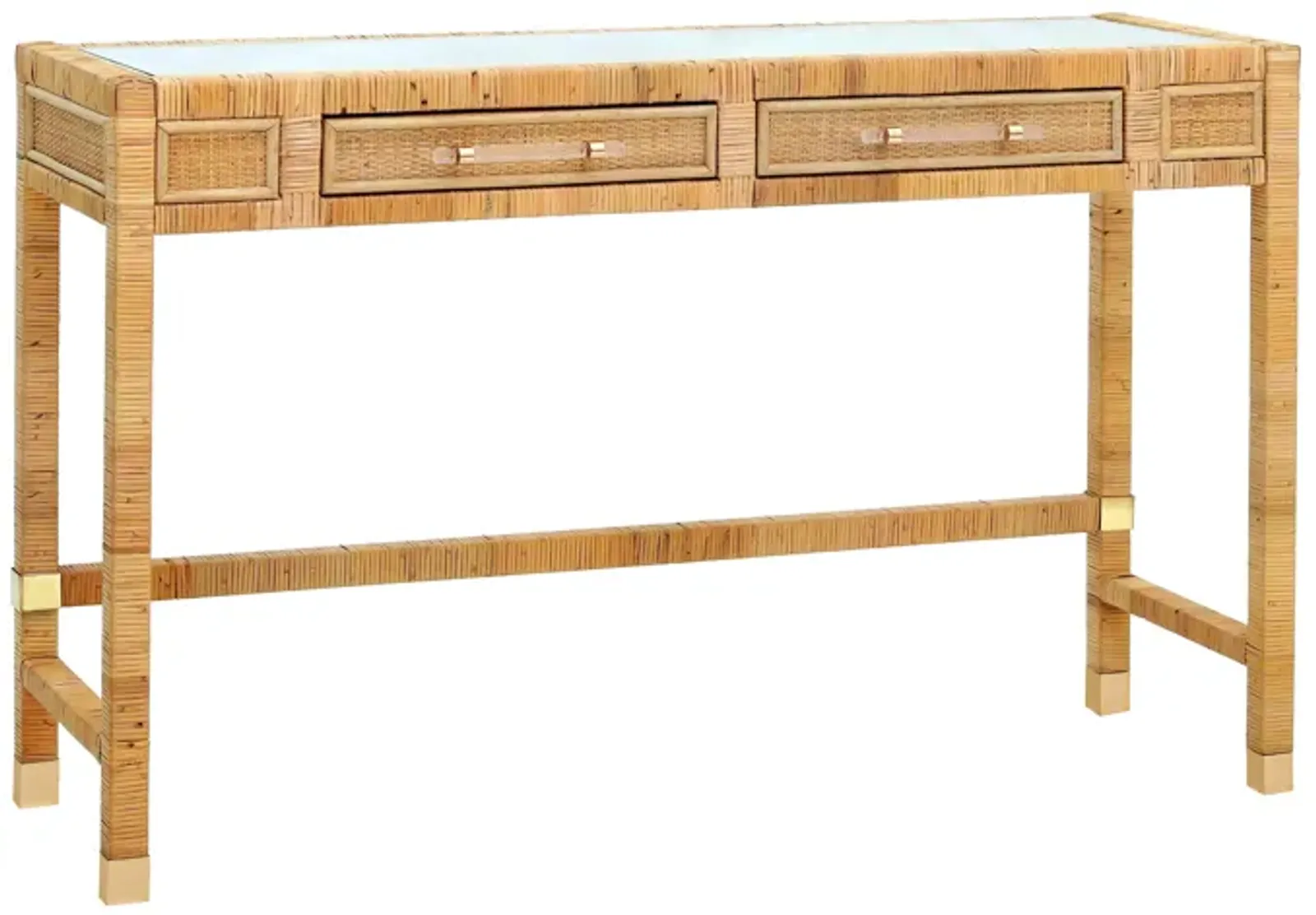 Amara Natural Rattan Desk