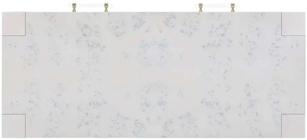 Brandyss White Burl Work Desk