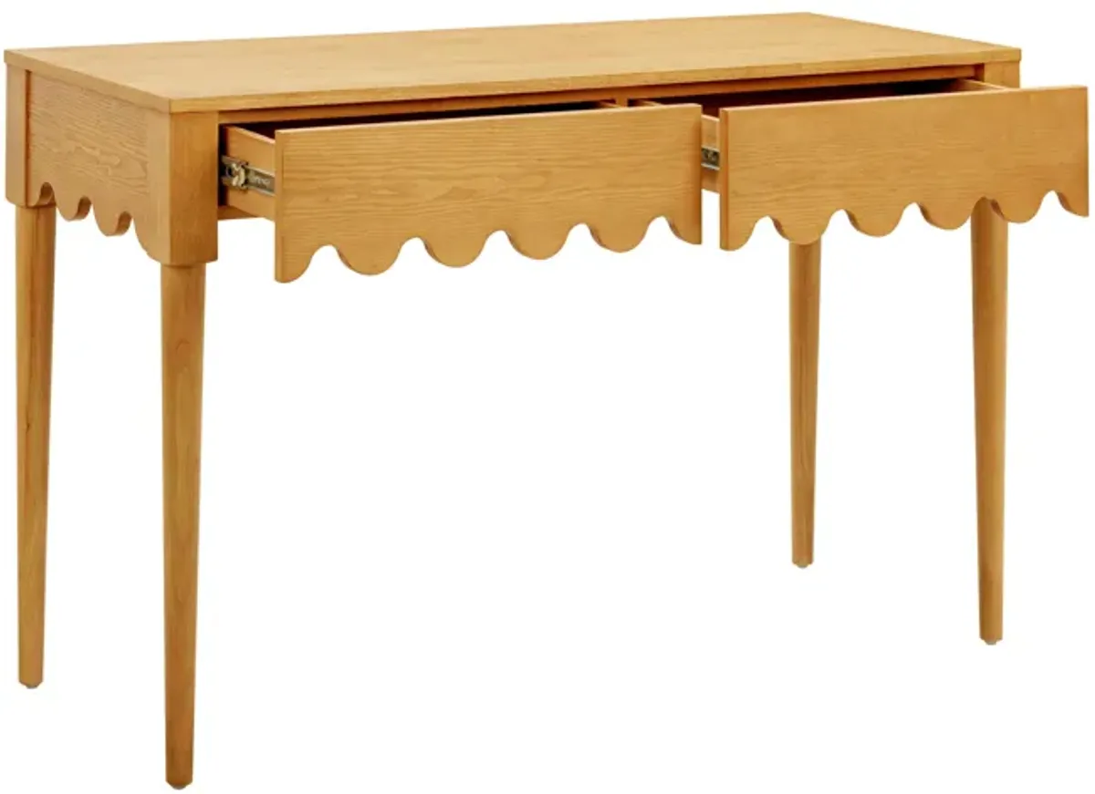 Oodle Natural Ash 2-Drawer Desk