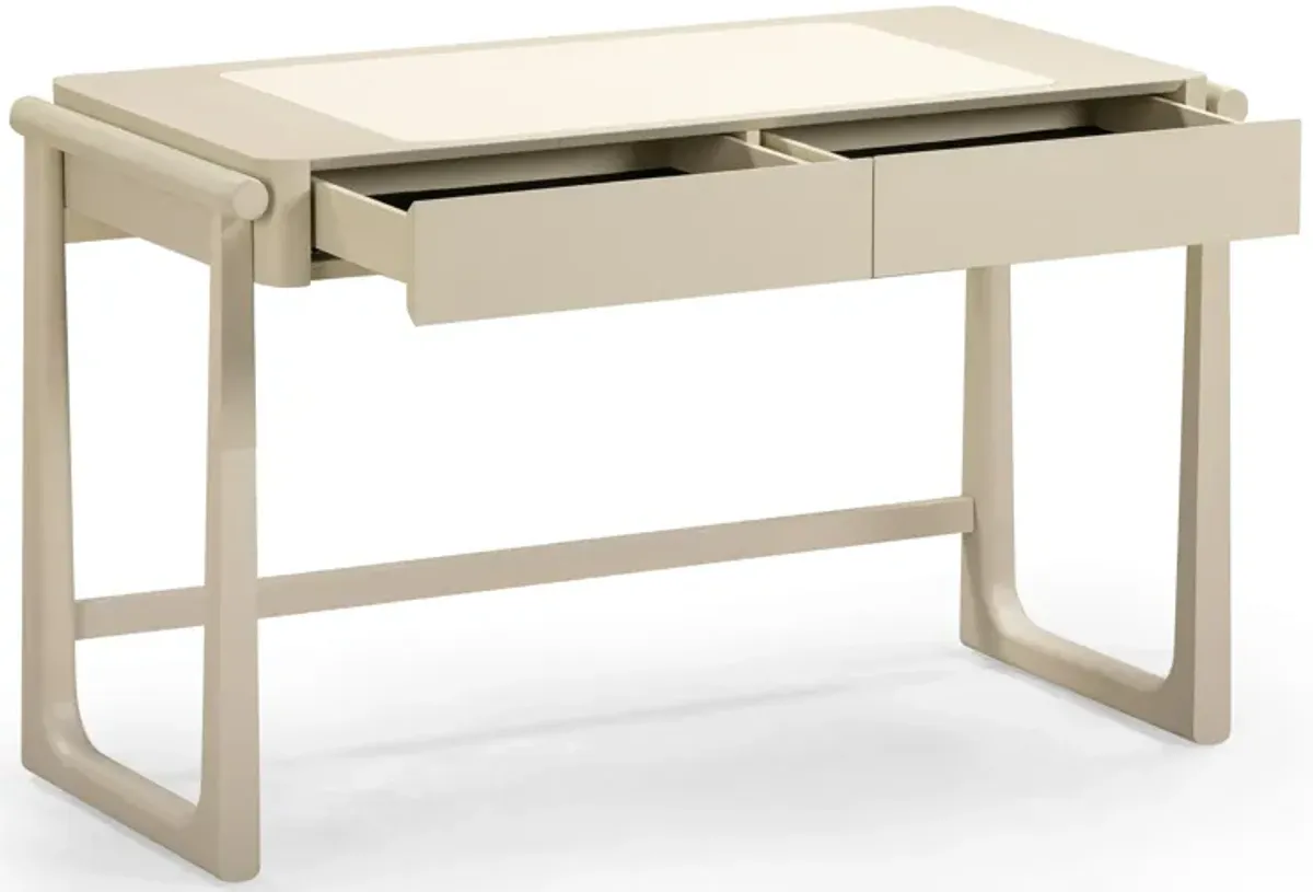 Alfalfa Taupe 2 Drawer Desk