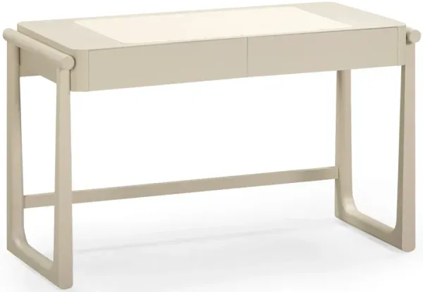 Alfalfa Taupe 2 Drawer Desk
