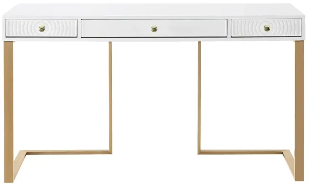 Janie White Lacquer Desk