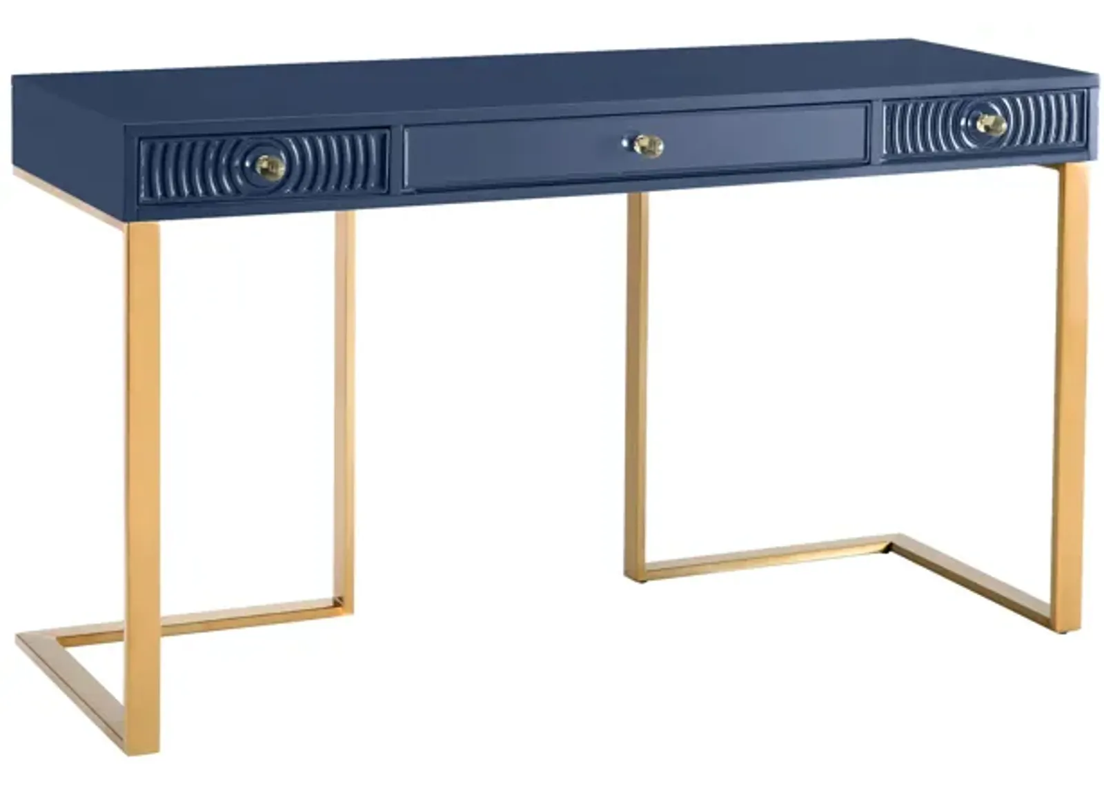 Janie Blue Lacquer Desk