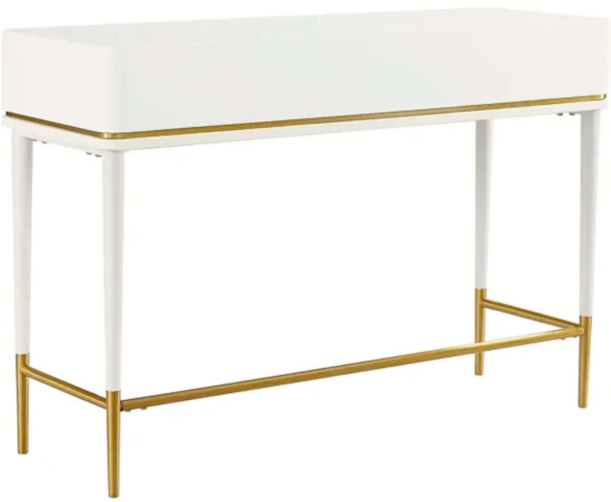 Mariah Two Drawer Off-White Desk