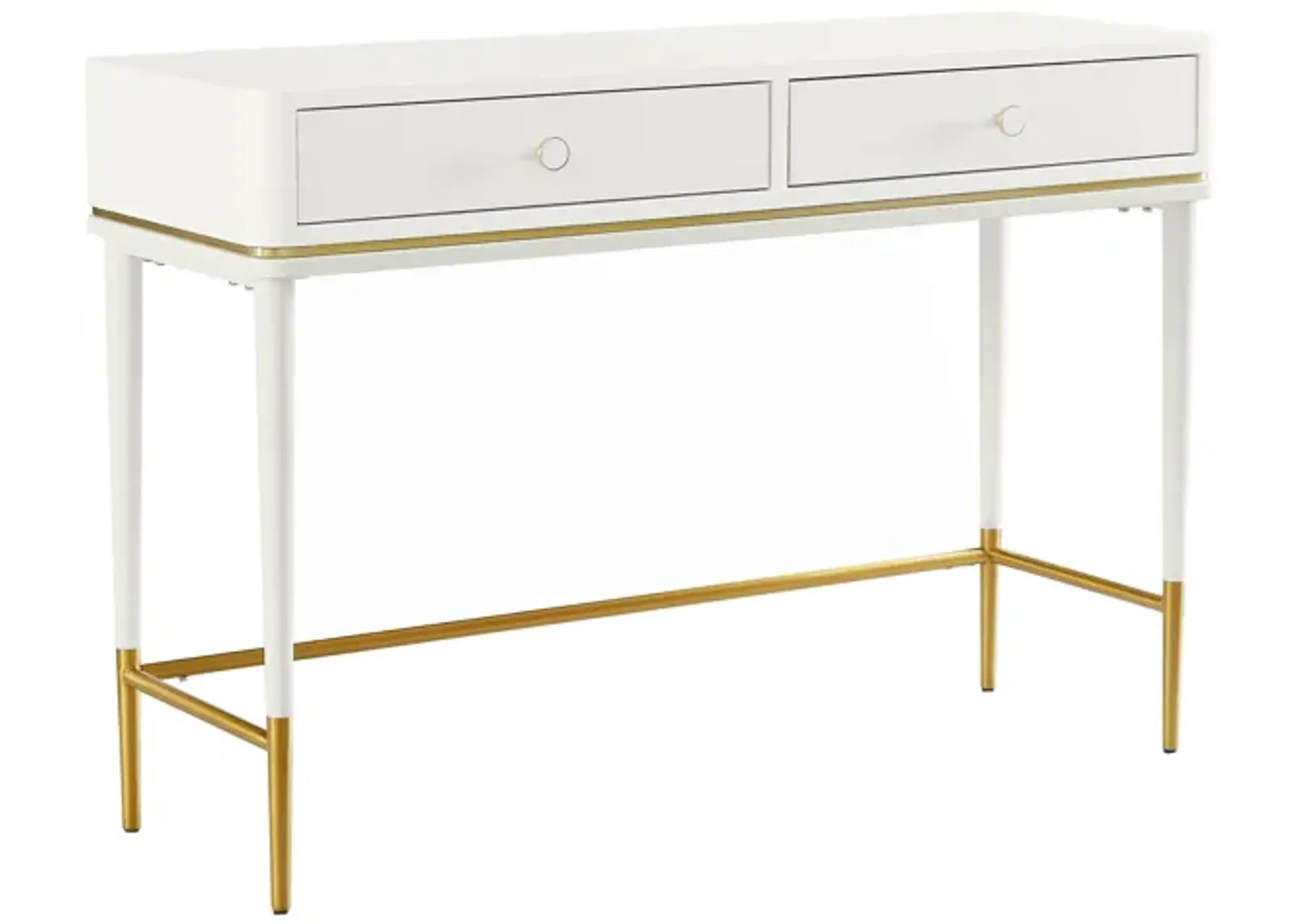 Mariah Two Drawer Off-White Desk