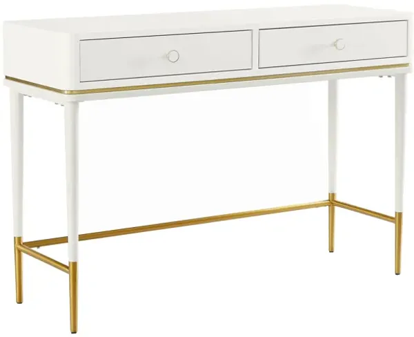 Mariah Two Drawer Off-White Desk
