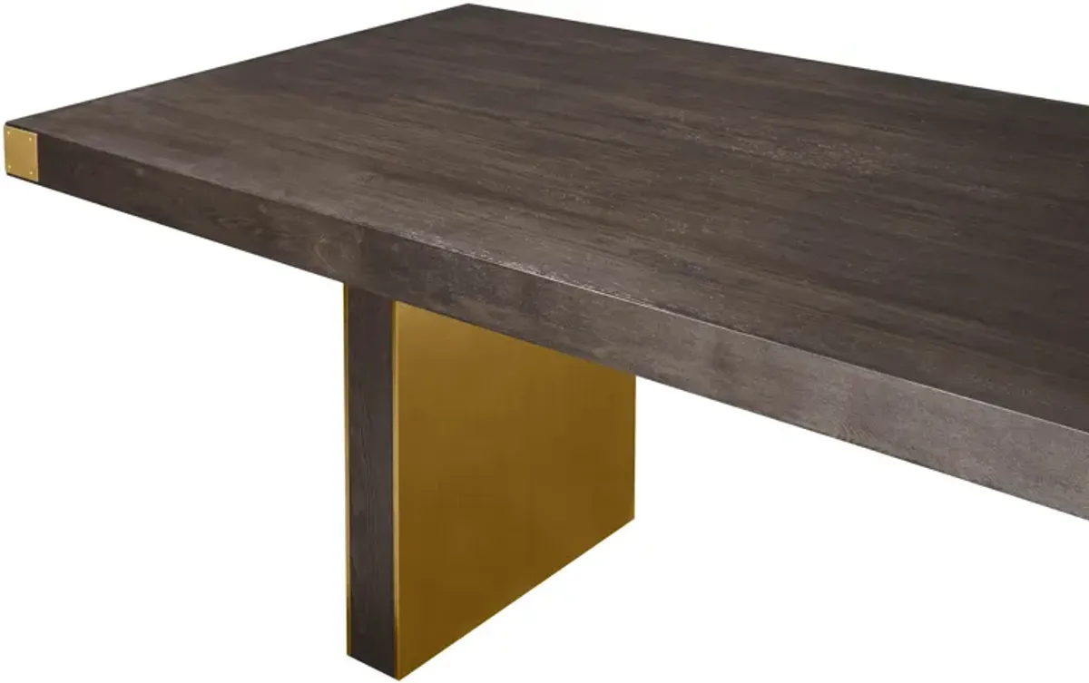 Selena Chocolate Brown Ash Dining Table