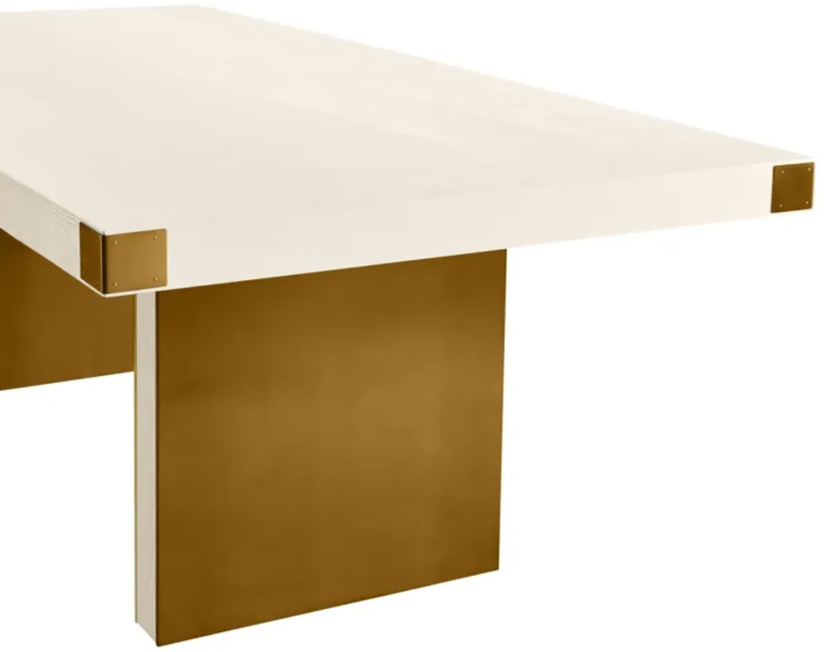 Selena Cream Ash Dining Table